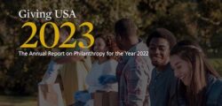 Giving USA 2023 report cover