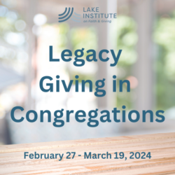 Legacy Giving in Congregations