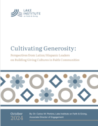 Cultivating Generosity Report Cover