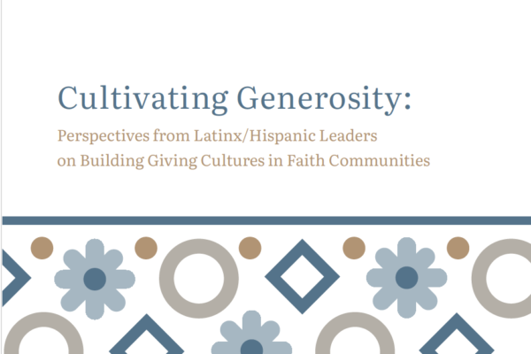 Cultivating Generosity Report Cover