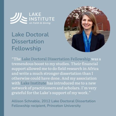 Lake Doctoral Dissertation Fellowship