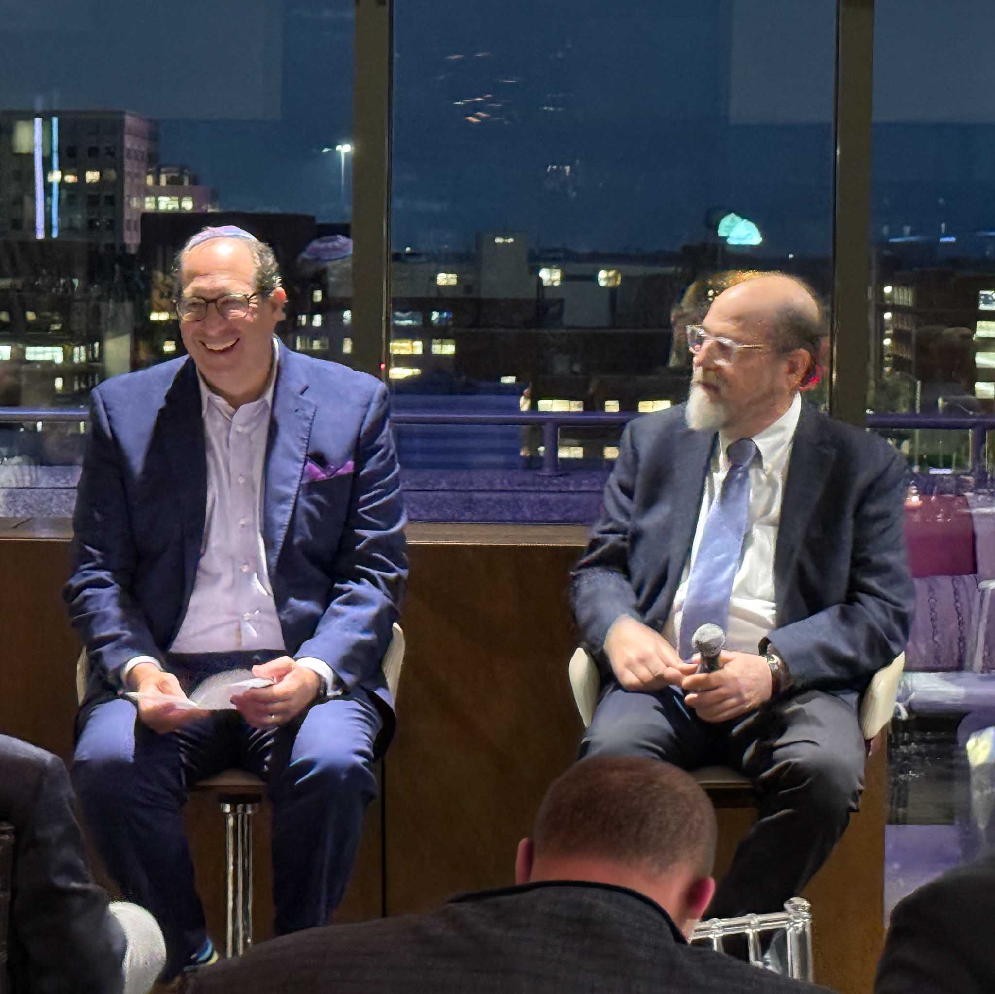 Rabbi Adam Miller an Dr. Jack Wertheimer