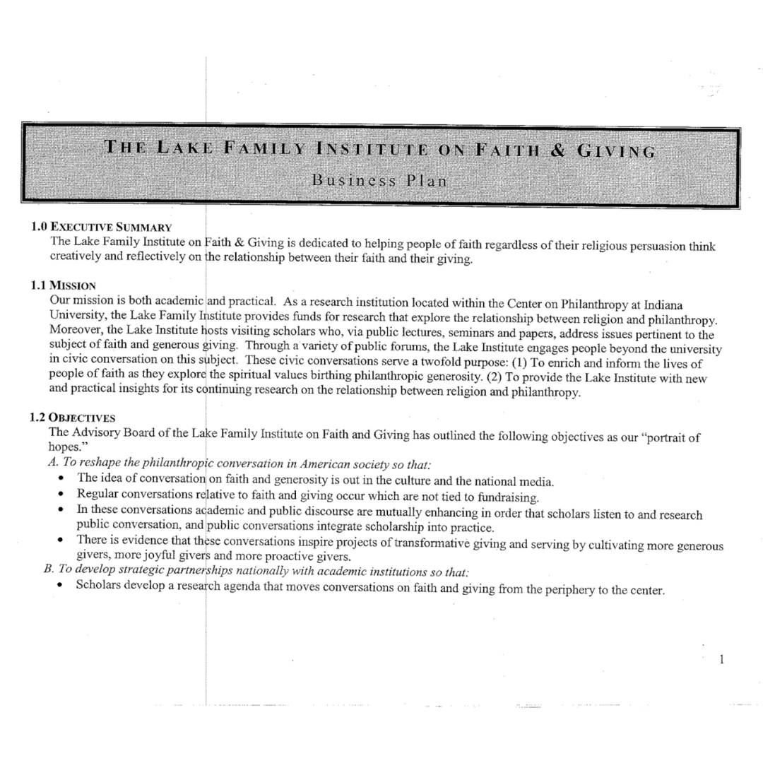Copy of Lake's Business Plan Document