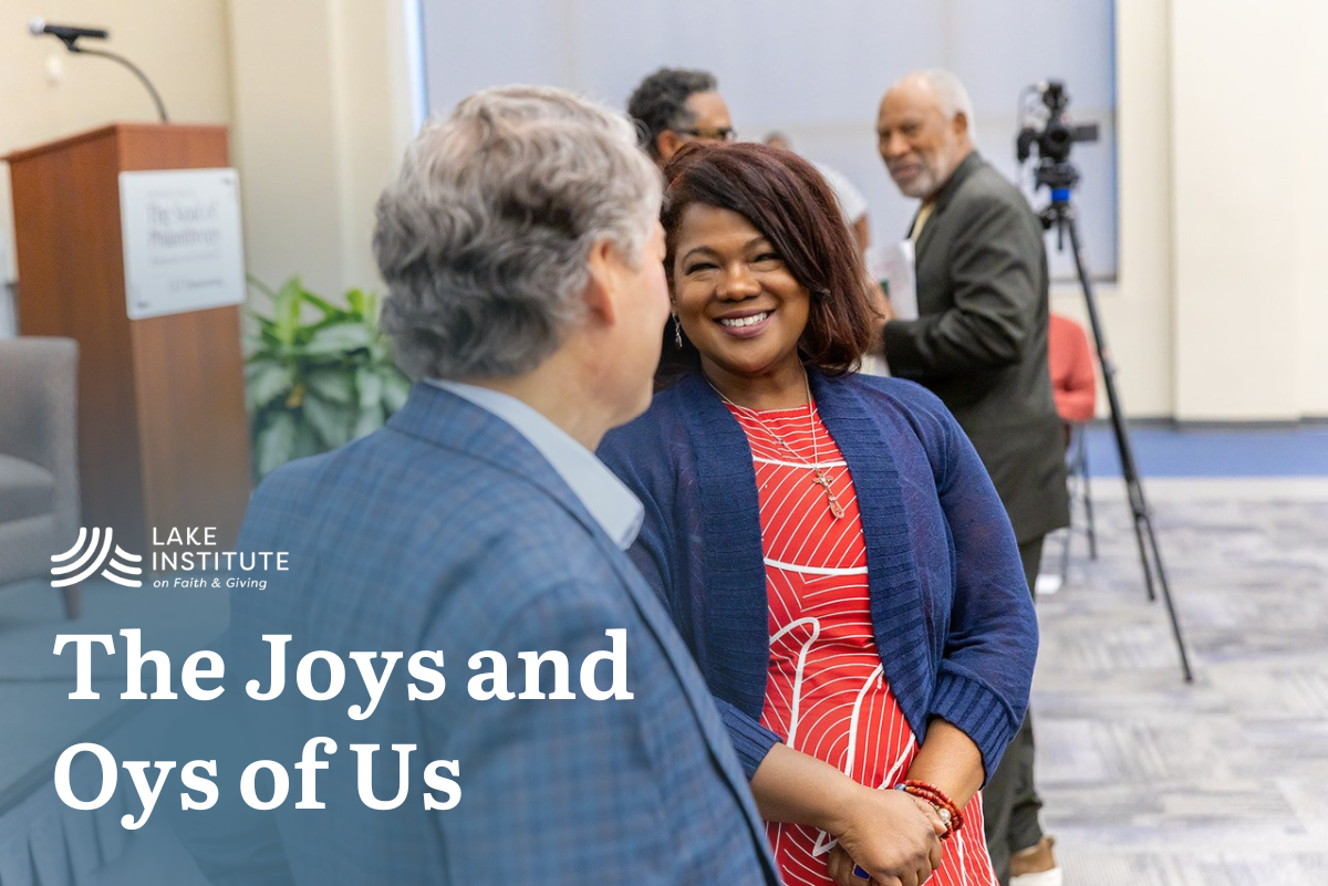 Photo of Valaida Fullwood talking with NGAAP member
