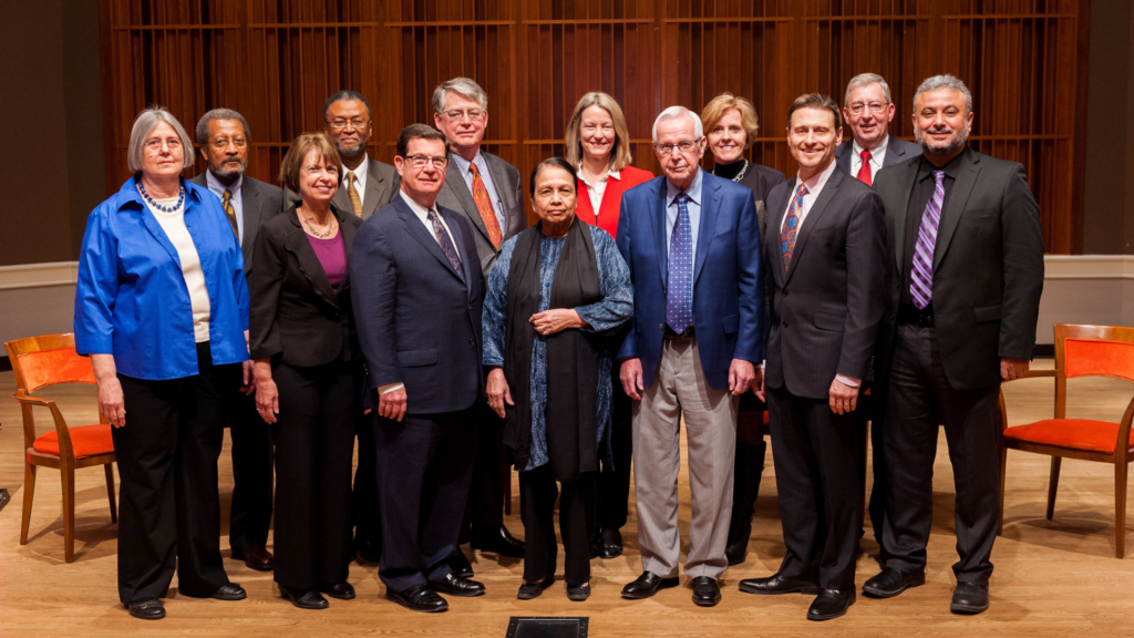 2014 Lake Lecture group photo on stage