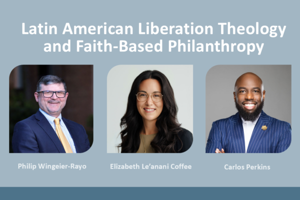 Rev. Dr. Phill Wingeier-Rayo, Elizabeth Coffee, Rev. Dr. Carlos Perkins