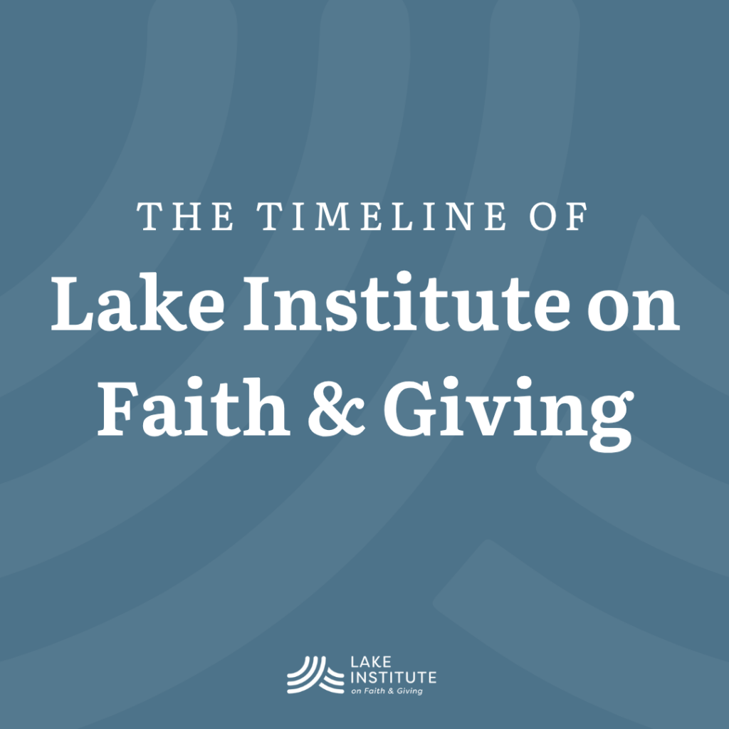 The timeline of Lake Institute