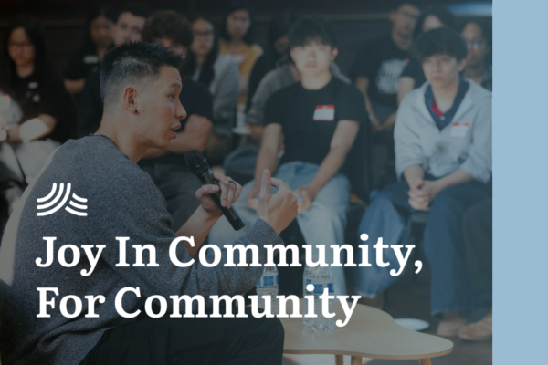 Joy In Community, For Community